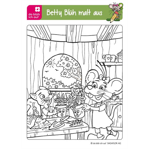 Betty Blüh Ausmalbild 2 25