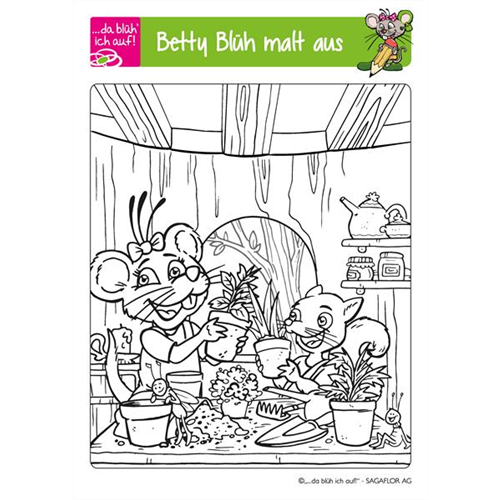 Betty Blüh Ausmalbild 1 24
