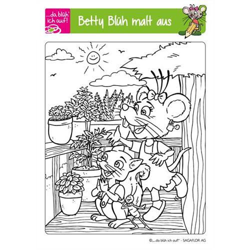 Betty Blüh Ausmalbild 2 24