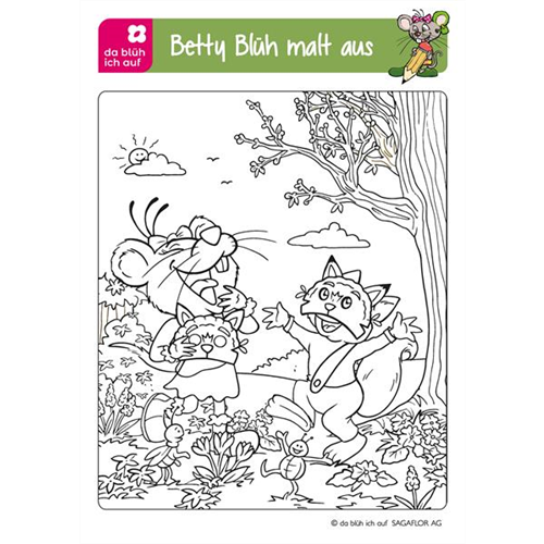 Betty Blüh Ausmalbild 1 25